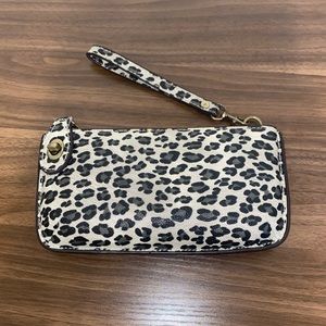 Cheetah wristlet